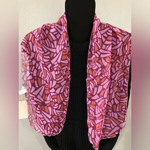 100% silk scarf Elle Planete